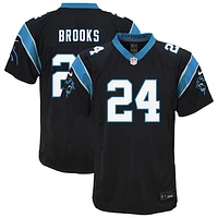 Youth Nike Jonathon Brooks Black Carolina Panthers Game Jersey
