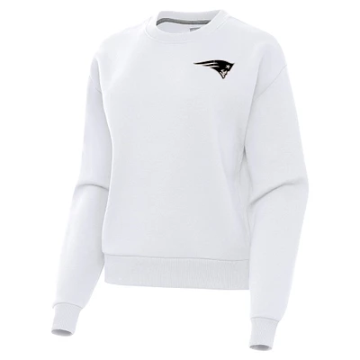 Women's Antigua New England Patriots Victory Pullover Sweatshirt