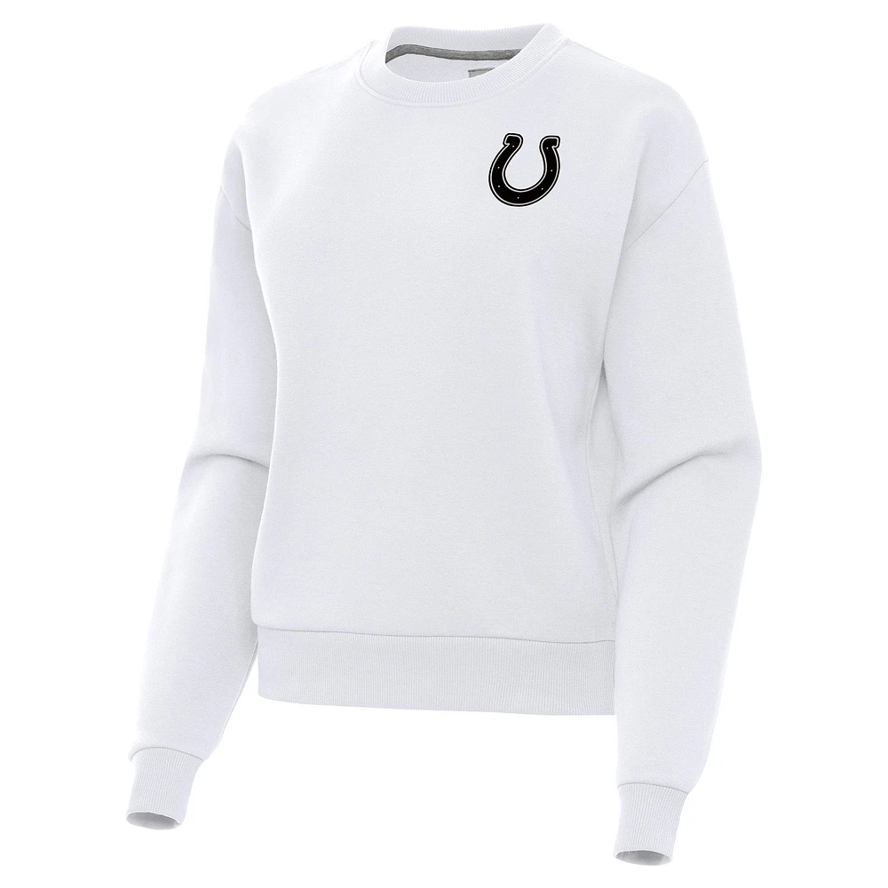 Women's Antigua Indianapolis Colts Victory Pullover Sweatshirt