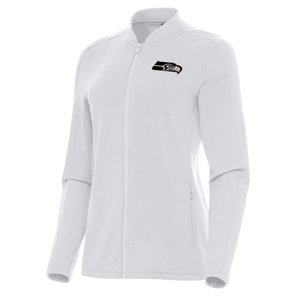 Women's Antigua Seattle Seahawks Continual Full-Zip Jacket
