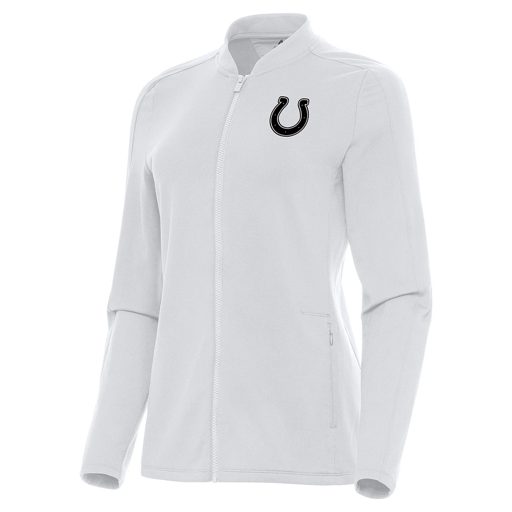 Women's Antigua Indianapolis Colts Continual Full-Zip Jacket