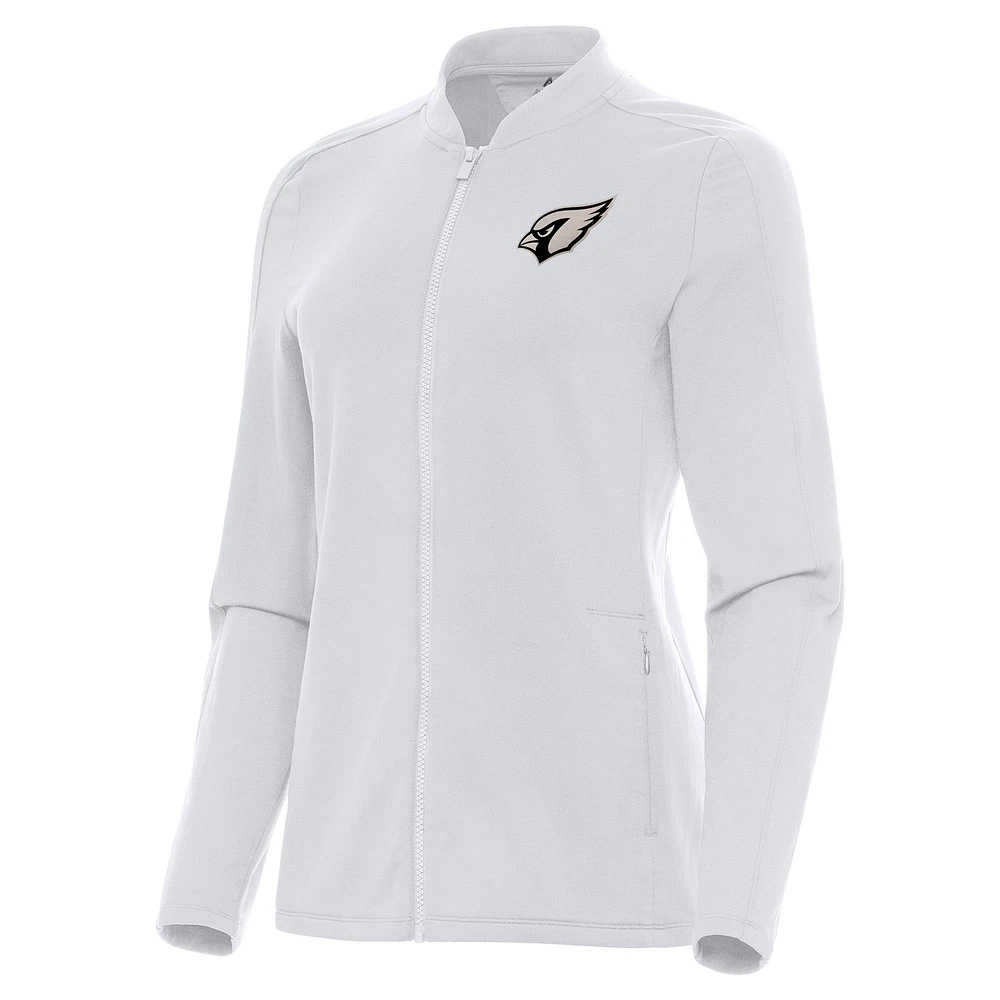 Women's Antigua Arizona Cardinals Continual Full-Zip Jacket
