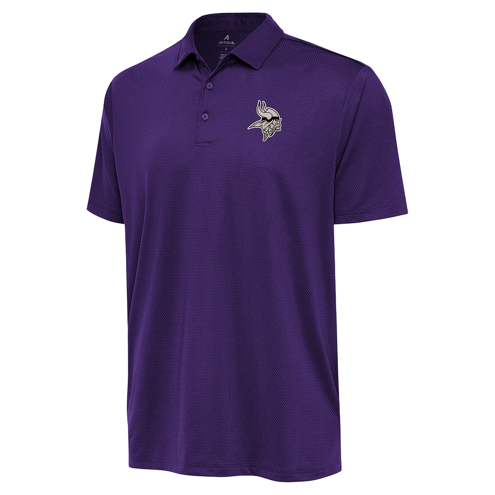 Men's Antigua Purple Minnesota Vikings Ellipse Performance Polo
