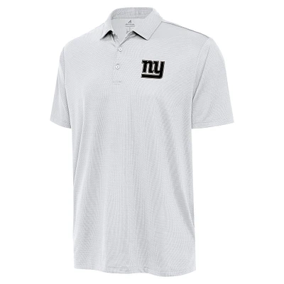 Men's Antigua White New York Giants Ellipse Performance Polo