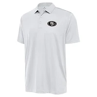 Men's Antigua  White San Francisco 49ers Ellipse Performance Polo