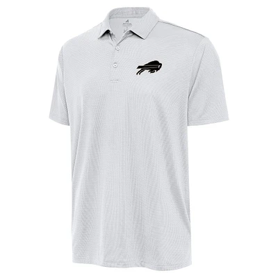 Men's Antigua White Buffalo Bills Ellipse Performance Polo