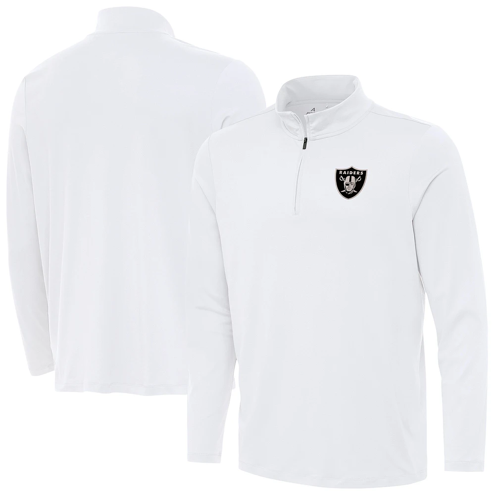 Men's Antigua Las Vegas Raiders Reprocess Quarter-Zip Top