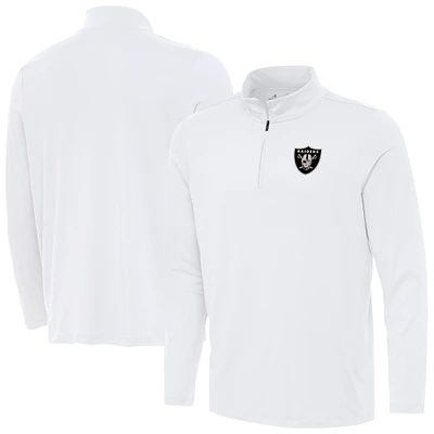 Men's Antigua Las Vegas Raiders Reprocess Quarter-Zip Top