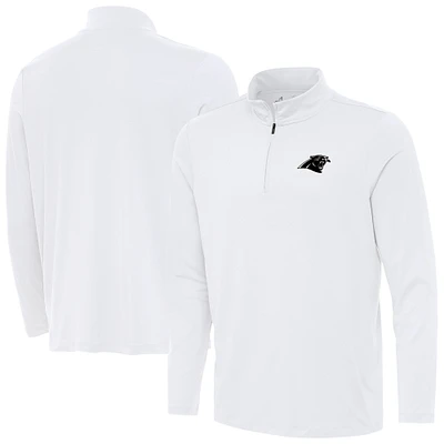 Men's Antigua Carolina Panthers Reprocess Quarter-Zip Top