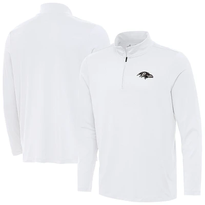 Men's Antigua Baltimore Ravens Reprocess Quarter-Zip Top