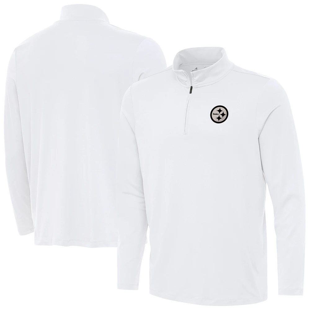 Men's Antigua Pittsburgh Steelers Reprocess Quarter-Zip Top