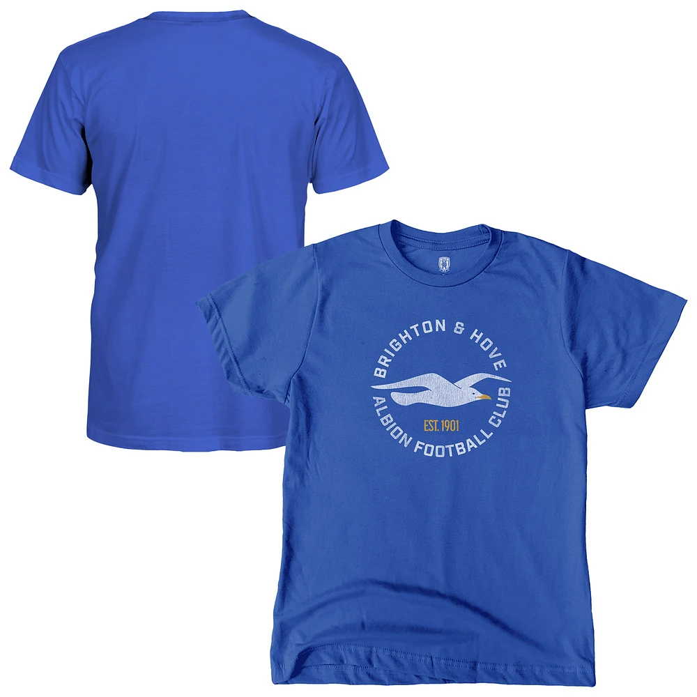Youth 1863FC Blue Brighton and Hove Albion Roundabout T-Shirt