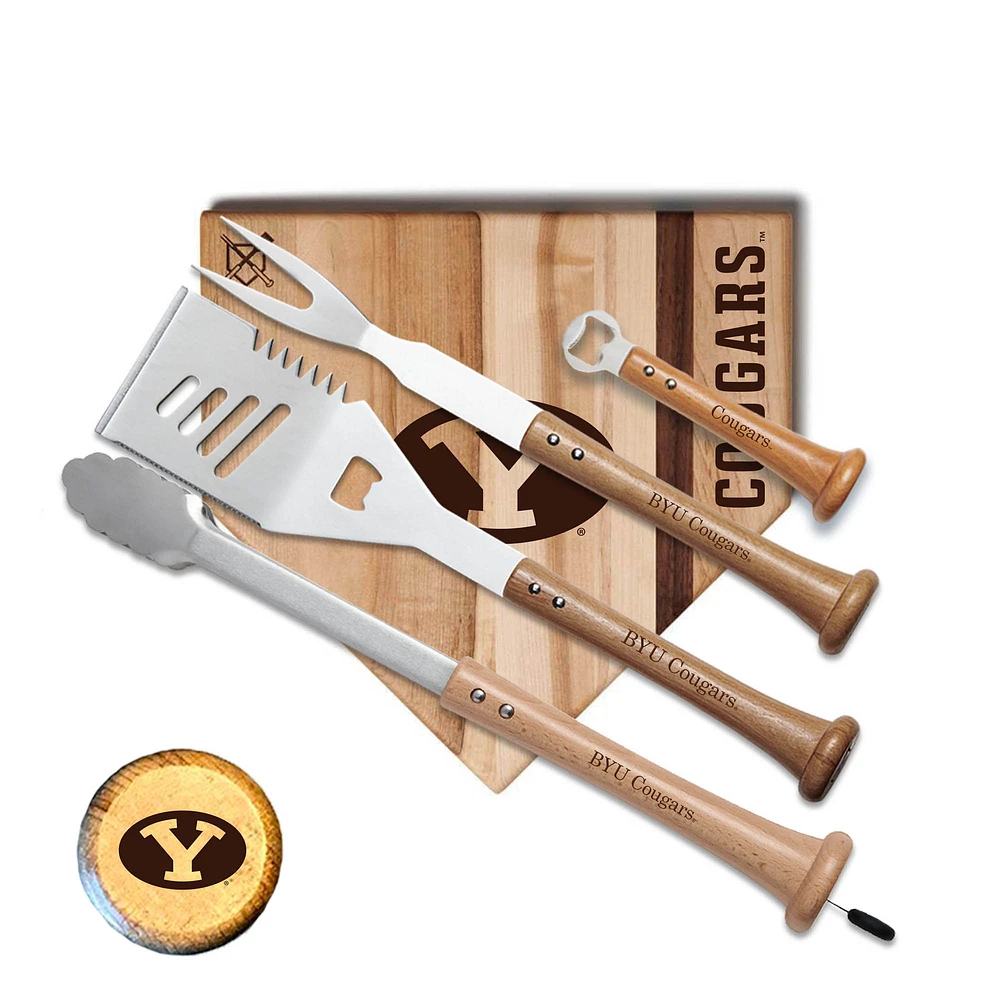 Baseball BBQ BYU Cougars 12'' Grand Slam Combo Set