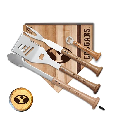 Baseball BBQ BYU Cougars 12'' Grand Slam Combo Set