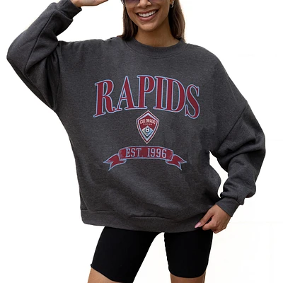 Women's Gameday Couture Charcoal Colorado Rapids Seal The Deal Pullover Sweatshirt