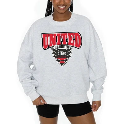 Women's Gameday Couture Ash D.C. United Pitch Pride Pullover Sweatshirt