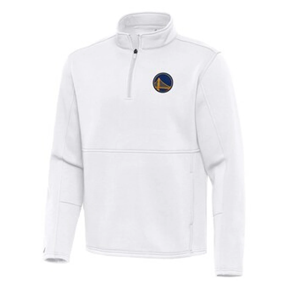 Men's Antigua Golden State Warriors Twist Quarter-Zip Pullover Top