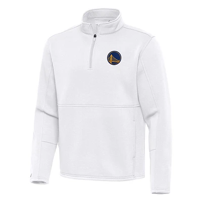 Men's Antigua Golden State Warriors Twist Quarter-Zip Pullover Top