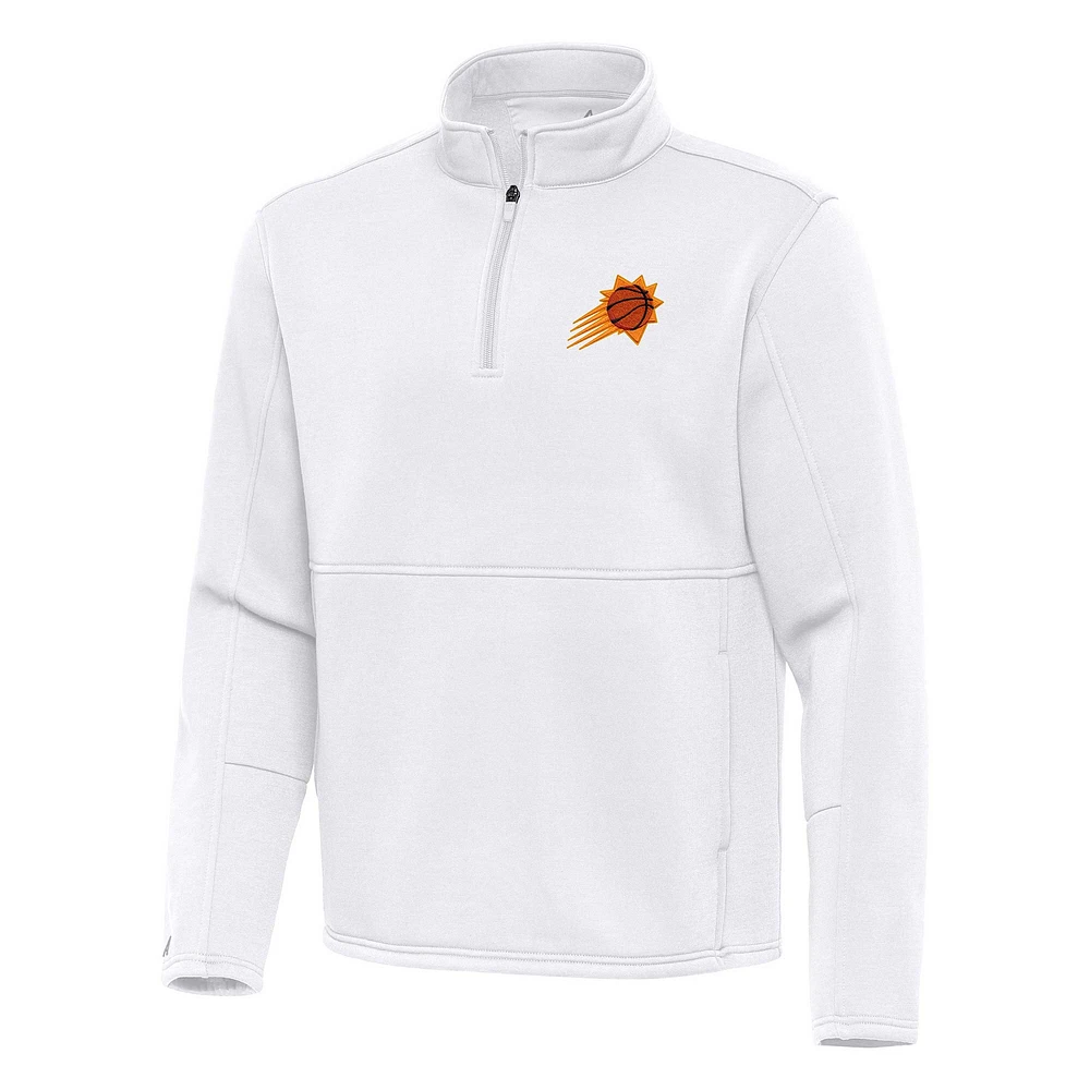 Men's Antigua Phoenix Suns Twist Quarter-Zip Pullover Top