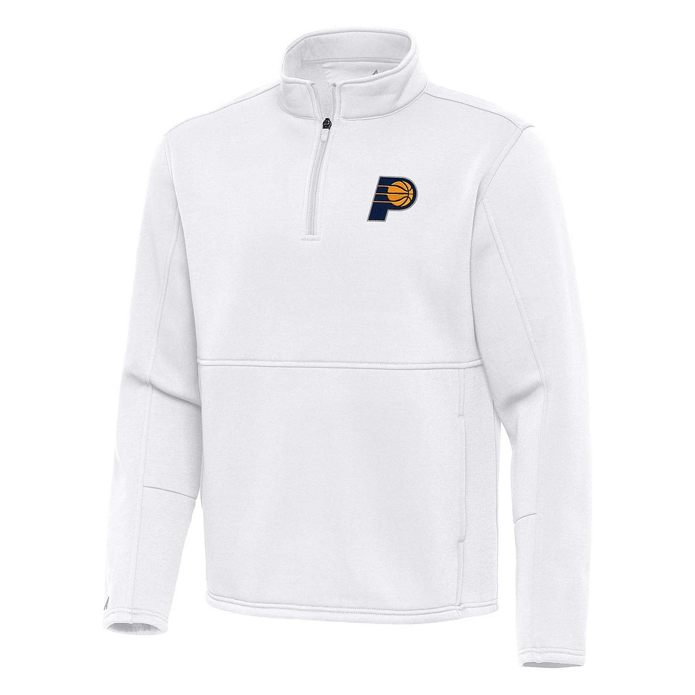 Men's Antigua Indiana Pacers Twist Quarter-Zip Pullover Top