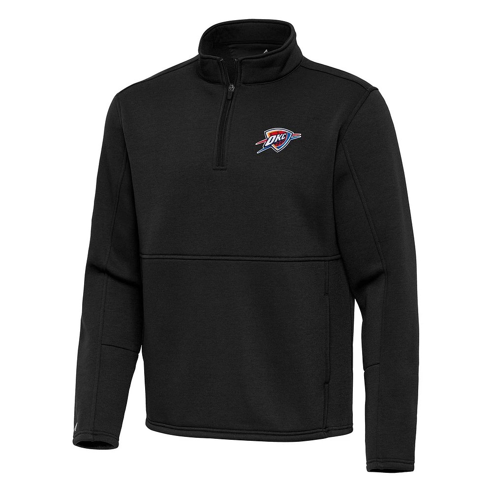 Men's Antigua Oklahoma City Thunder Twist Quarter-Zip Pullover Top
