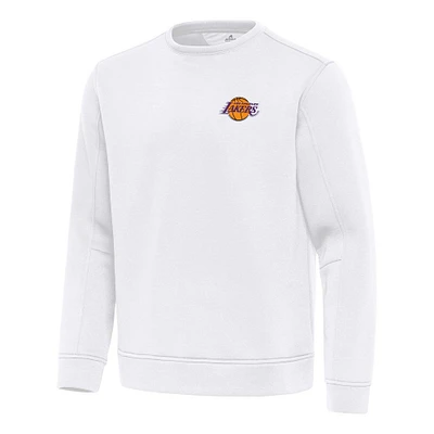 Men's Antigua Los Angeles Lakers Relevant Pullover Sweatshirt