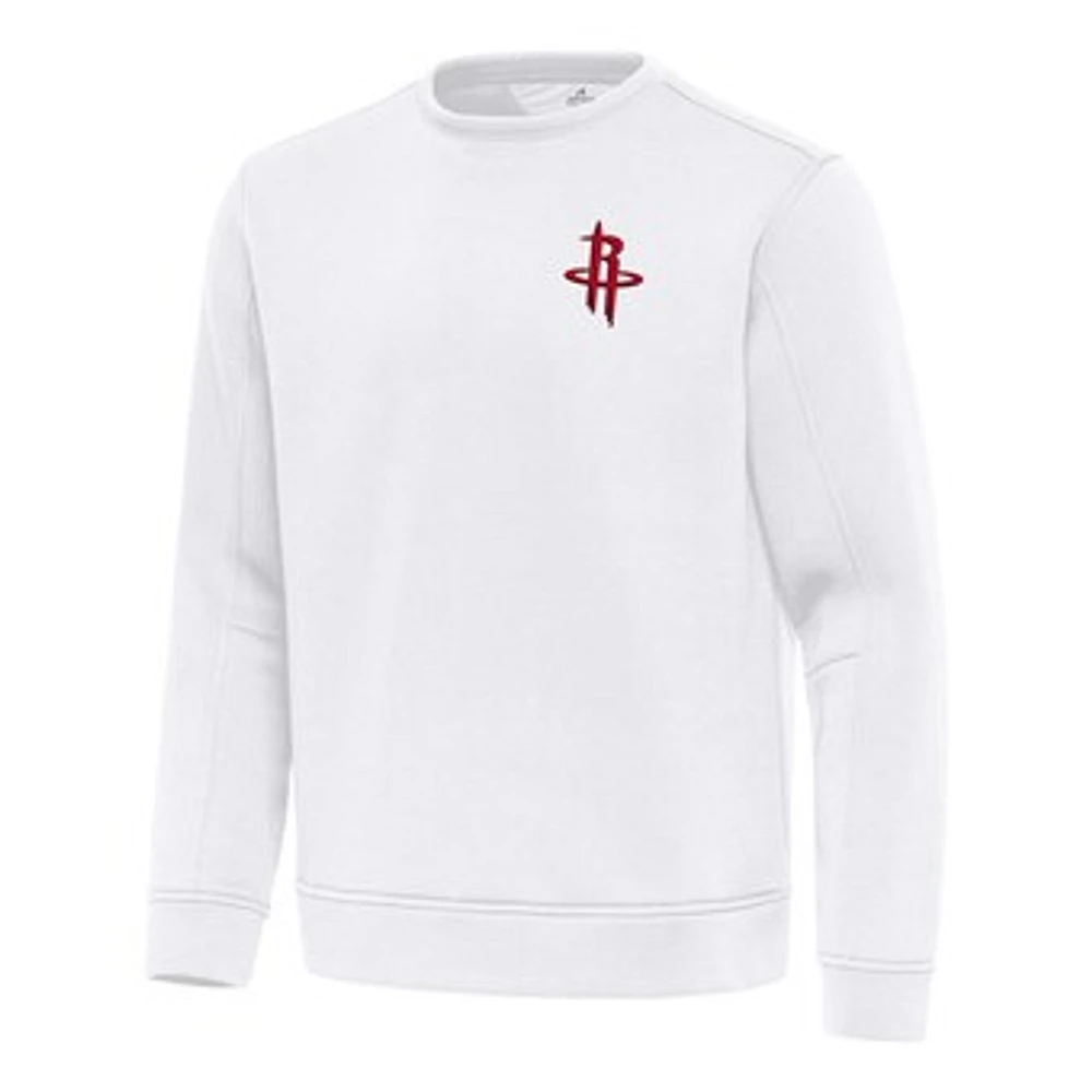 Men's Antigua Houston Rockets Relevant Pullover Sweatshirt
