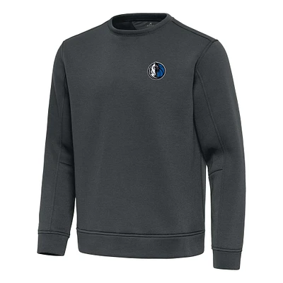 Men's Antigua Pewter Dallas Mavericks Relevant Pullover Sweatshirt