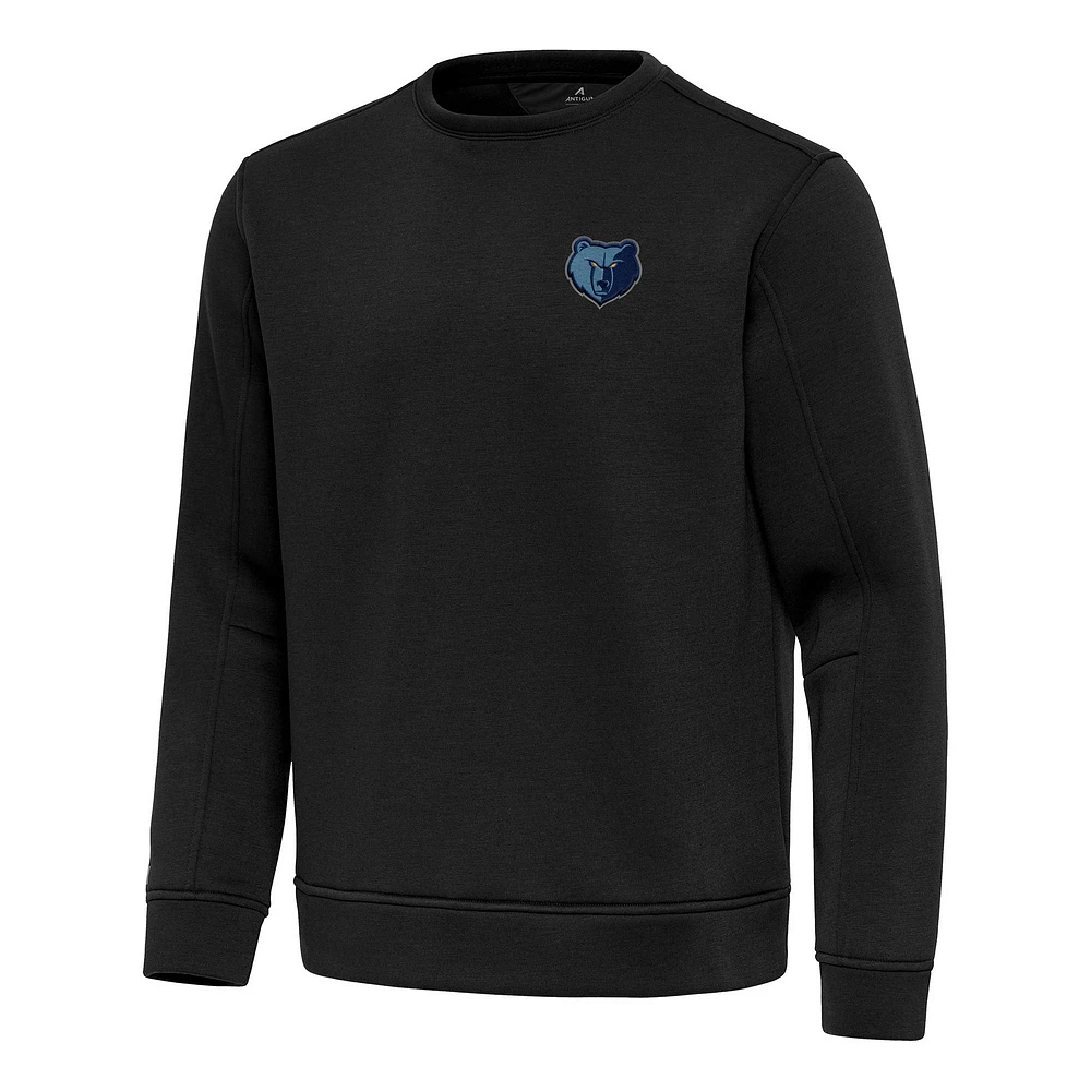 Men's Antigua Black Memphis Grizzlies Relevant Pullover Sweatshirt