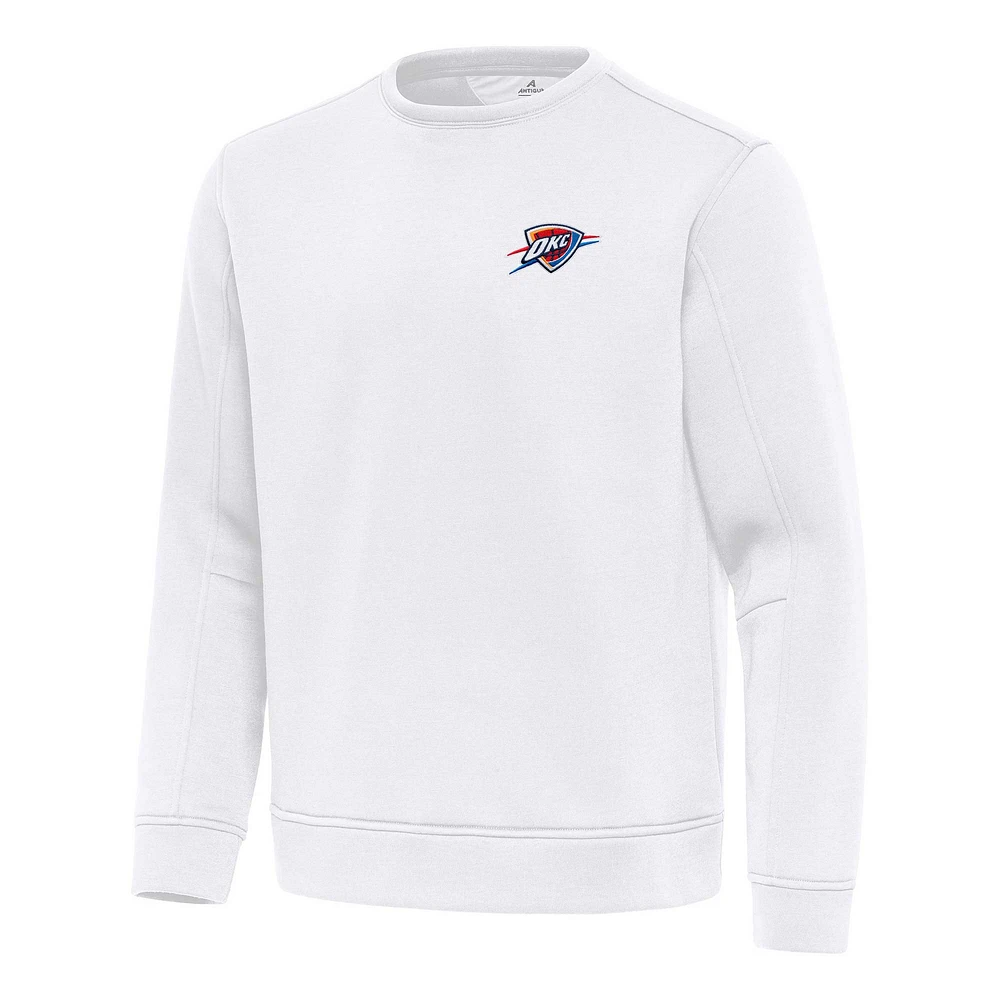Men's Antigua Oklahoma City Thunder Relevant Pullover Sweatshirt
