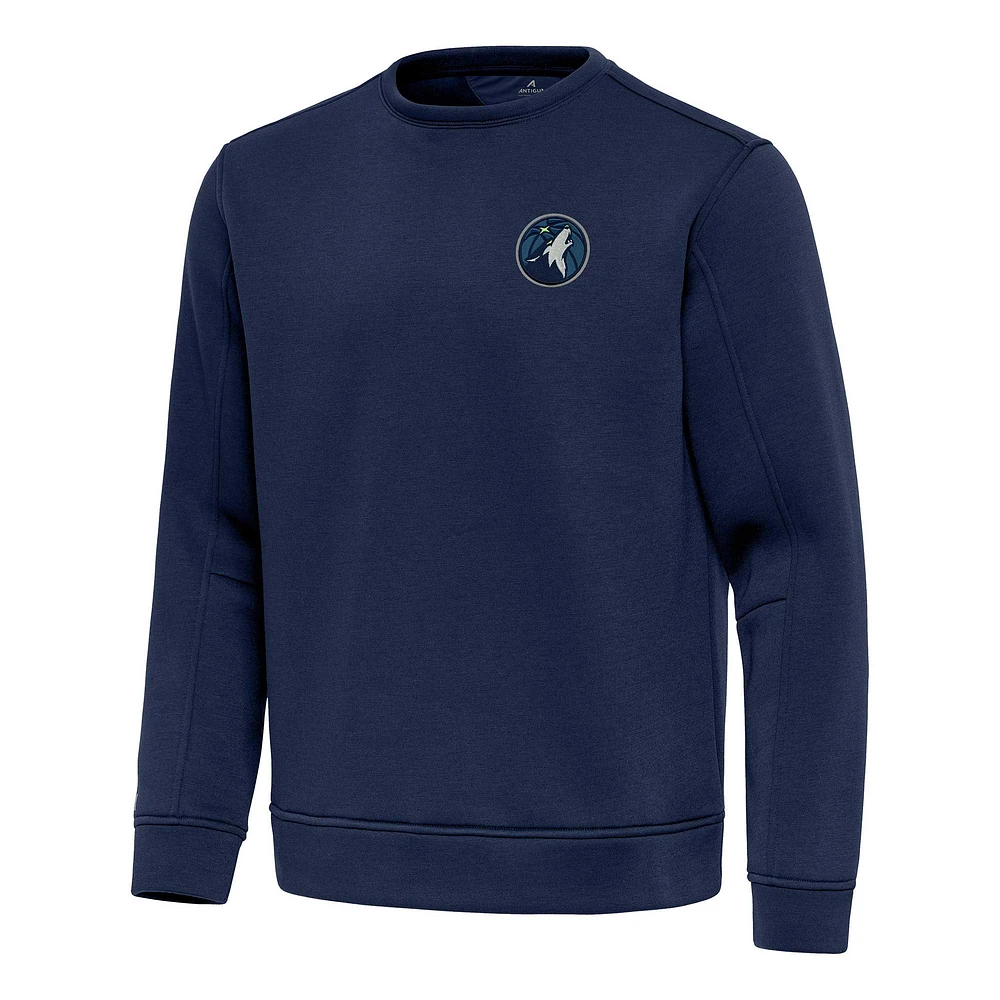 Men's Antigua Navy Minnesota Timberwolves Relevant Pullover Sweatshirt