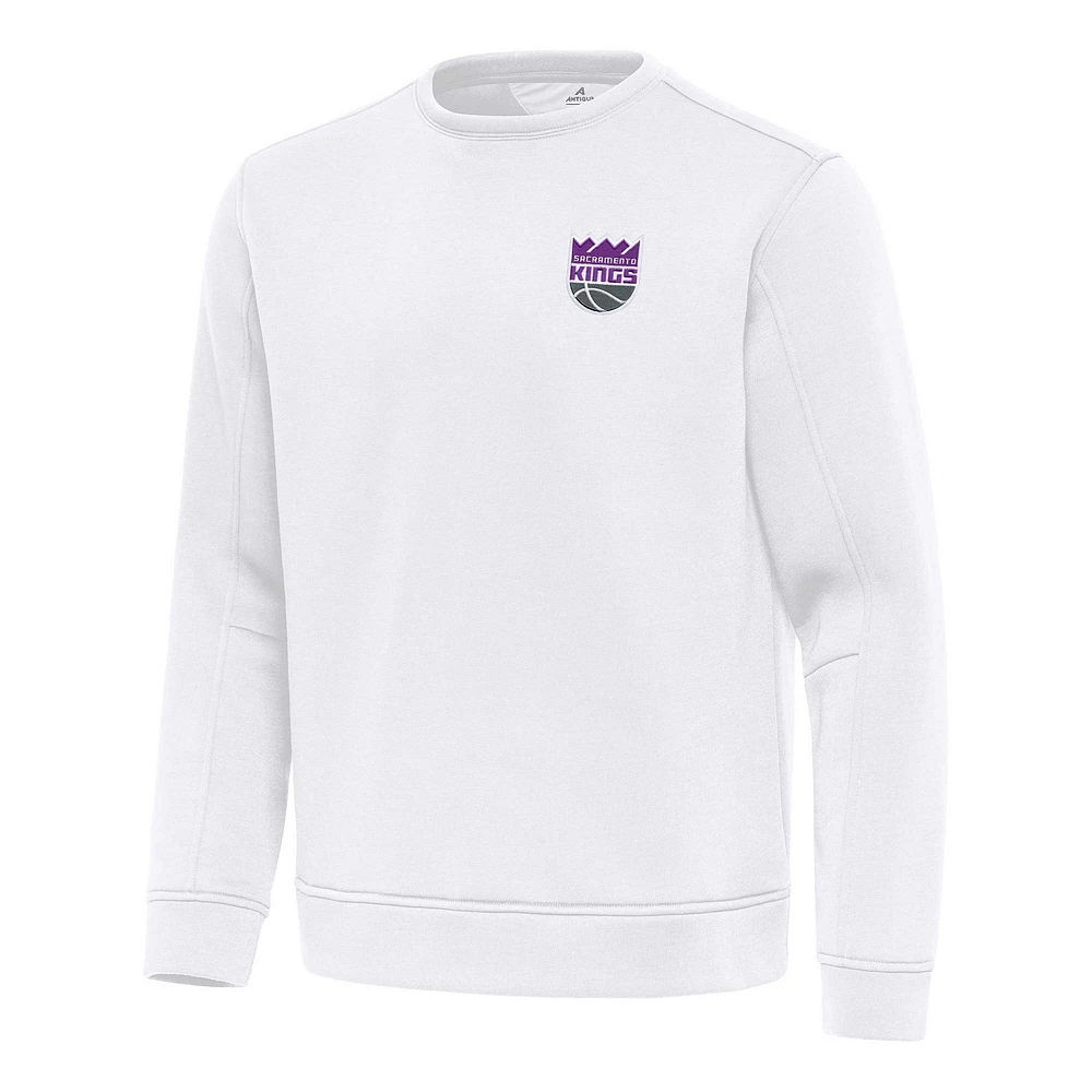 Men's Antigua Sacramento Kings Relevant Pullover Sweatshirt