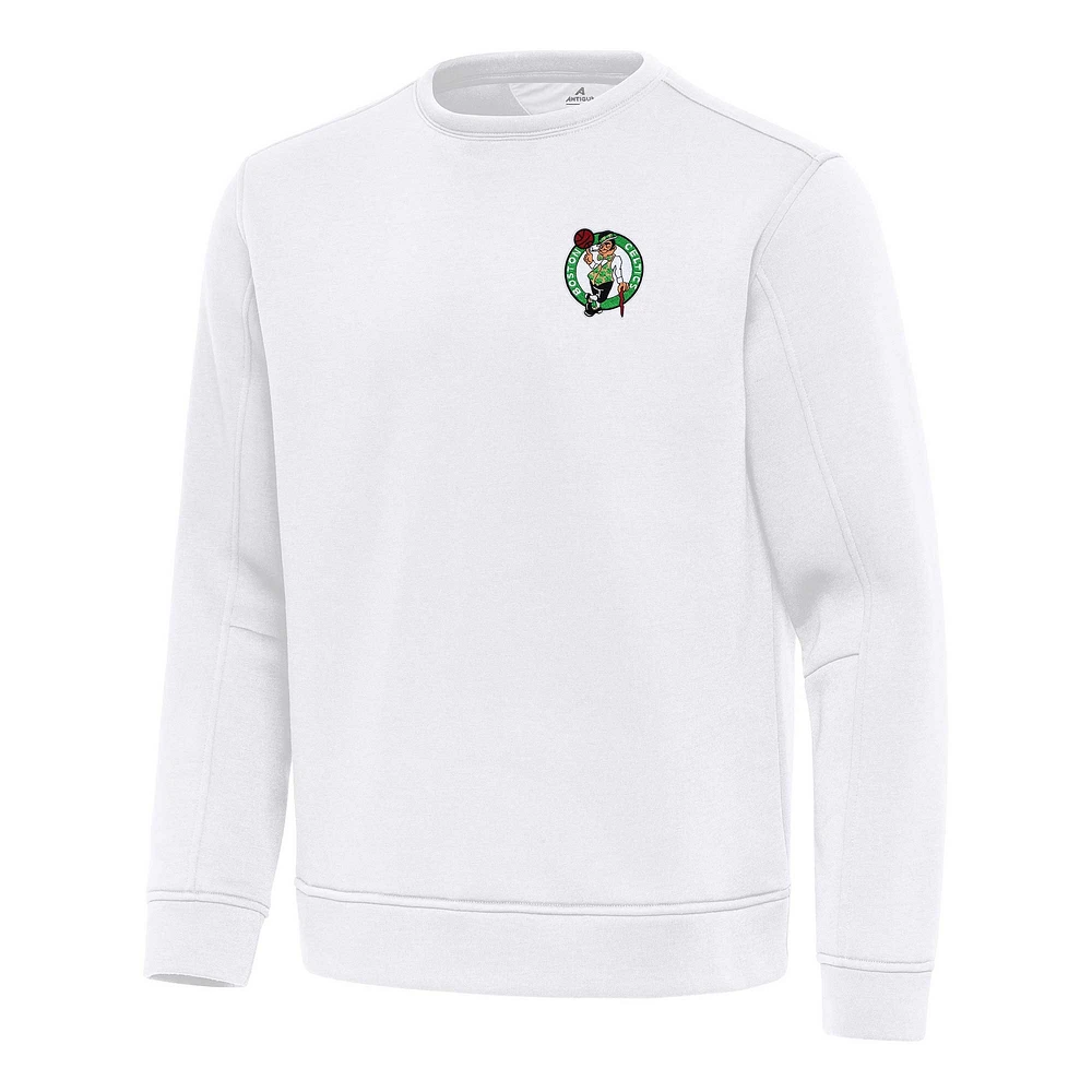 Men's Antigua Boston Celtics Relevant Pullover Sweatshirt