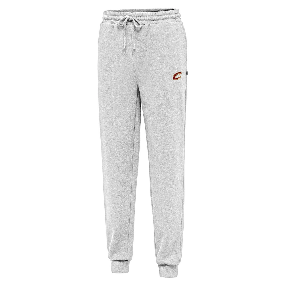 Men's Antigua Heather Gray Cleveland Cavaliers Idol Jogger Pants