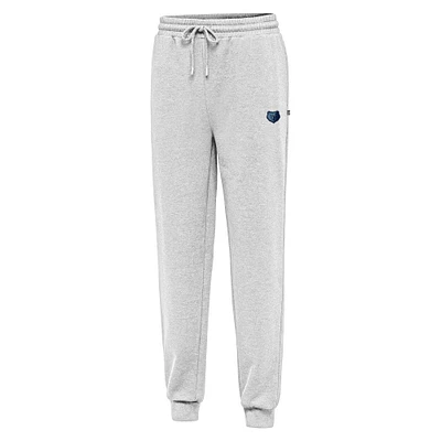 Men's Antigua Heather Gray Memphis Grizzlies  Idol Jogger Pants