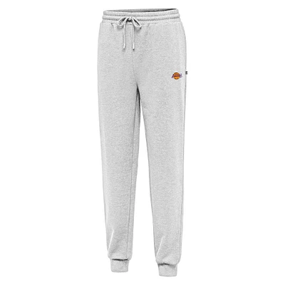 Men's Antigua Heather Gray Los Angeles Lakers Idol Jogger Pants