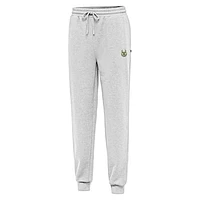 Men's Antigua Heather Gray Milwaukee Bucks  Idol Jogger Pants
