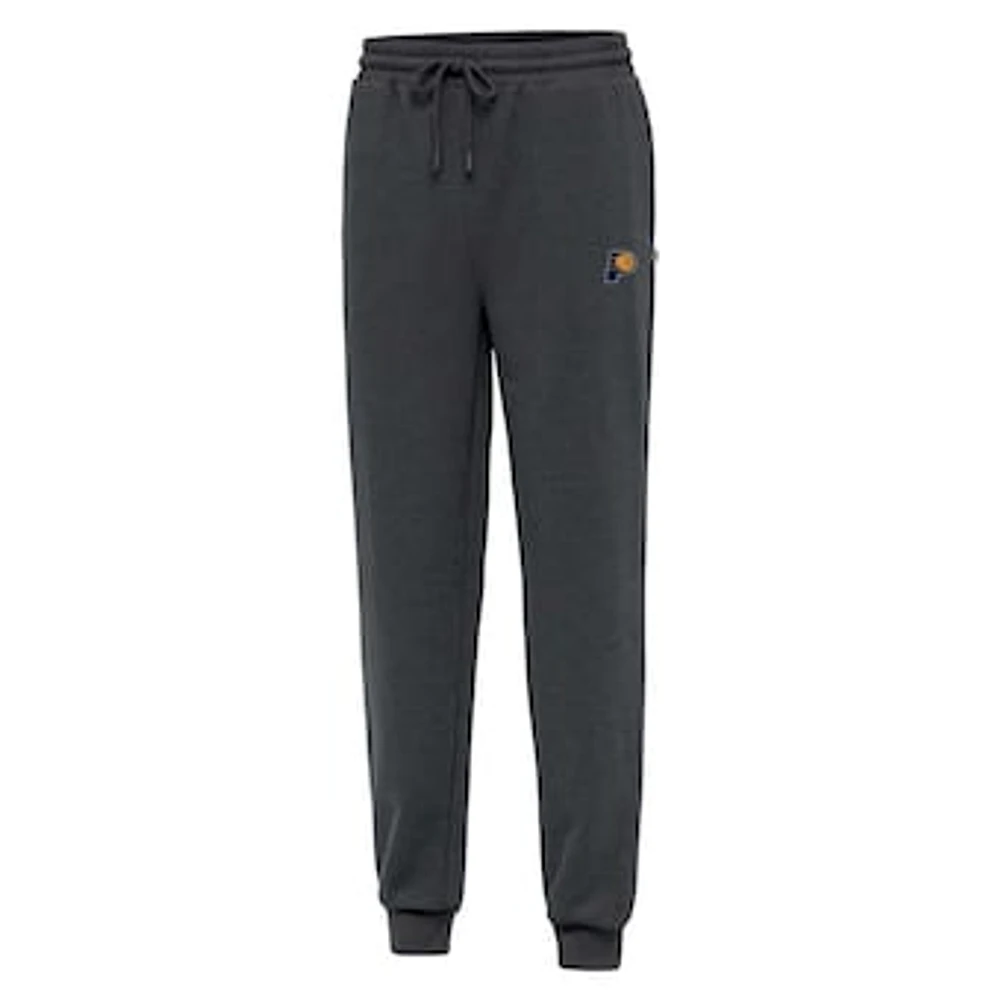 Men's Antigua Heather Charcoal Indiana Pacers Idol Jogger Pants