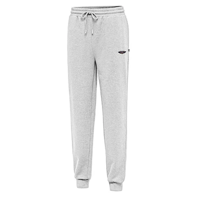 Men's Antigua Heather Gray New Orleans Pelicans Idol Jogger Pants