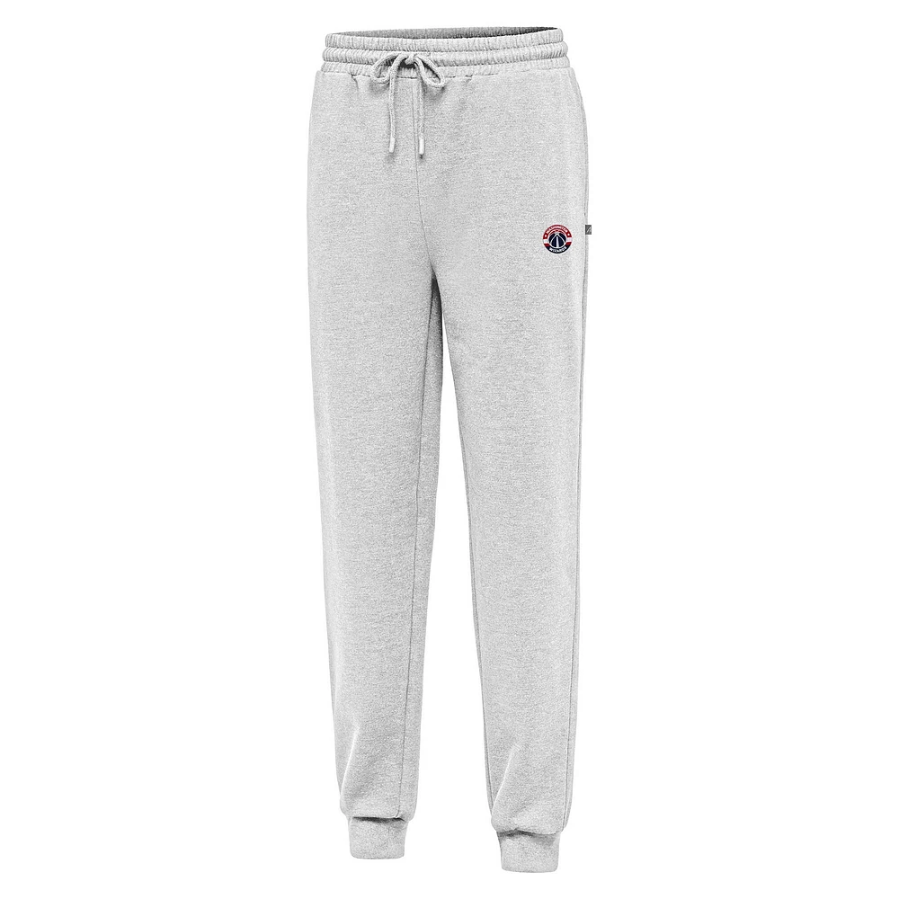 Men's Antigua Heather Gray Washington Wizards Idol Jogger Pants