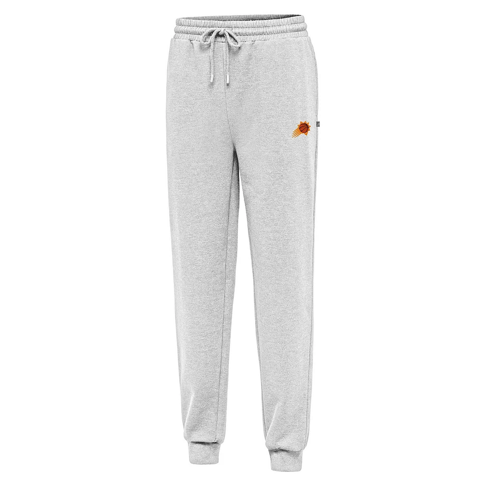 Men's Antigua Heather Gray Phoenix Suns Idol Jogger Pants