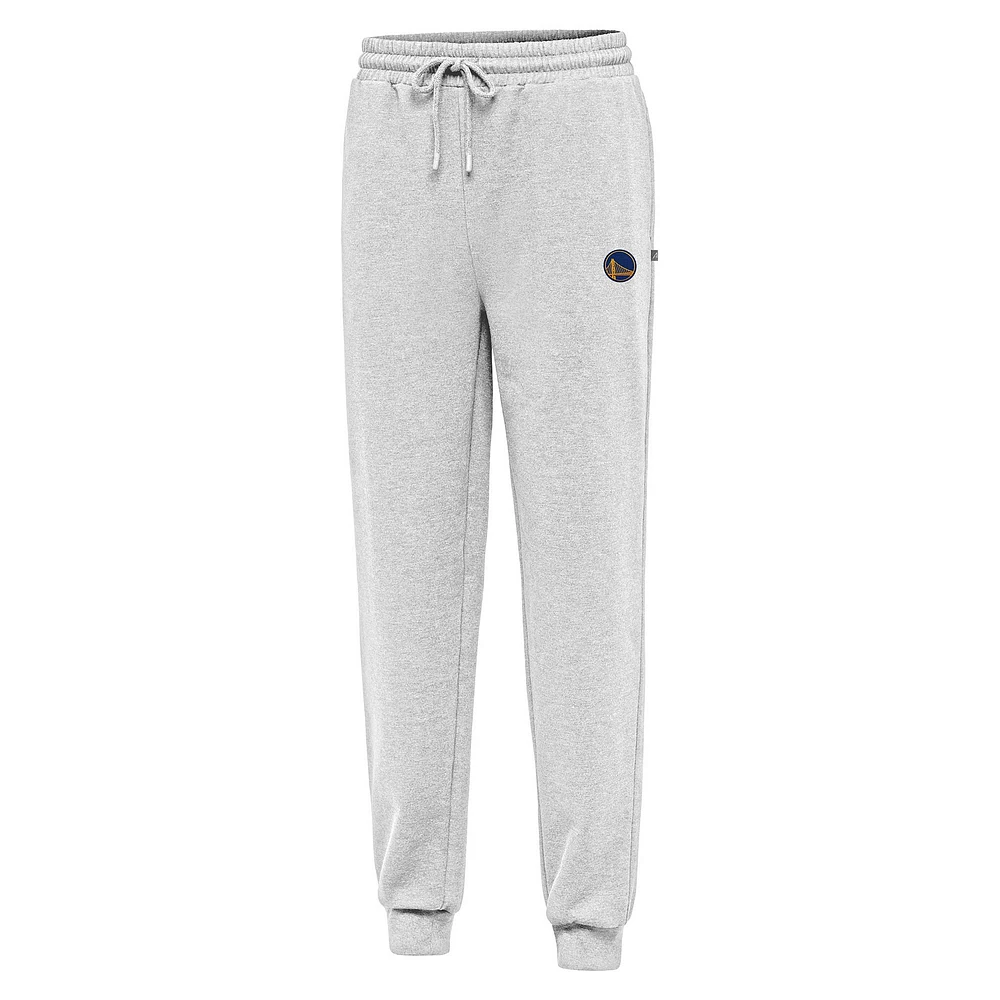 Men's Antigua Heather Gray Golden State Warriors Idol Jogger Pants