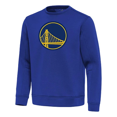 Men's Antigua Royal Golden State Warriors Relevant Pullover Sweatshirt