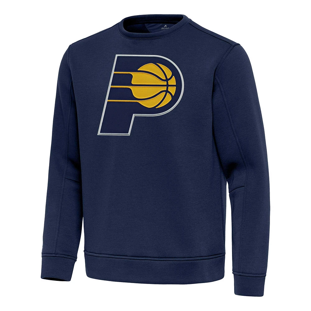 Men's Antigua Navy Indiana Pacers Relevant Pullover Sweatshirt