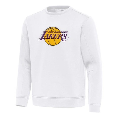 Men's Antigua Los Angeles Lakers Relevant Pullover Sweatshirt