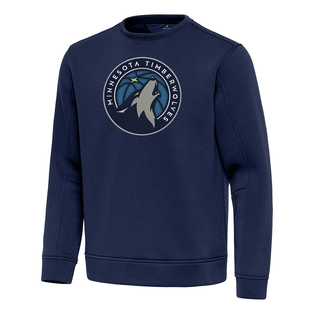 Men's Antigua Navy Minnesota Timberwolves Relevant Pullover Sweatshirt