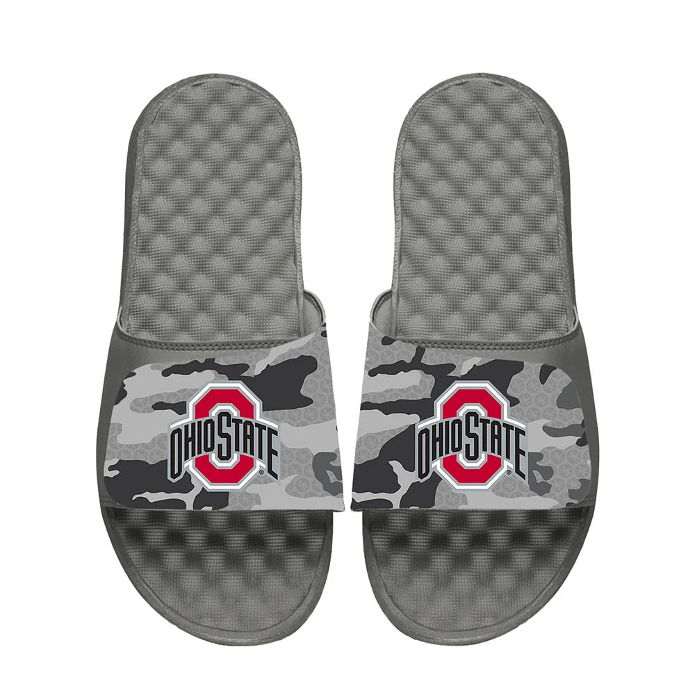 Youth ISlide Ohio State Buckeyes Logo Camo Slide Sandals