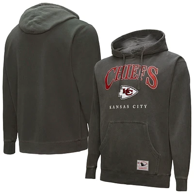 Mitchell & Ness Gray Kansas City Chiefs Pullover Hoodie