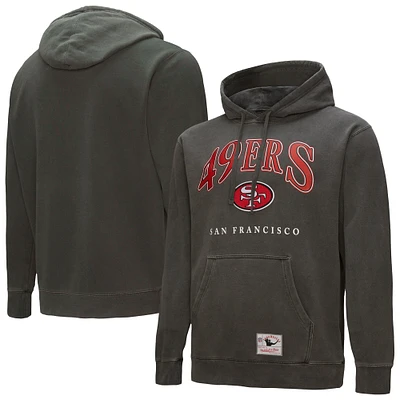 Men's Mitchell & Ness Gray San Francisco 49ers Slot Pullover Hoodie