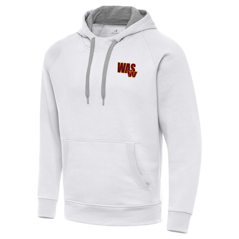 Men's Antigua Washington Commanders Victory Pullover Hoodie